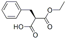 Propanedioic acid, (phenylmethyl)-, monoethyl ester, (R)- (9CI) Struktur