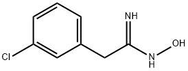 BENZENEETHANIMIDAMIDE, 3-CHLORO-N-HYDROXY- Struktur