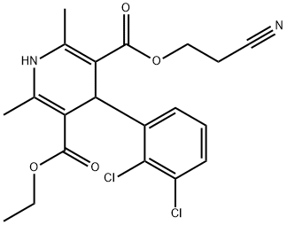 1,4- DIHYDRO-2,6-DIMETHYL-3-(2-CYANOETHOXYCARBONYL)-5-ETHOXYCARBONYL-4-(2,3-DICHLOROPHENYL)PYRIDINE