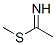 Acetimidothioic acid methyl ester Struktur