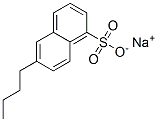 6-Butyl-1-naphthalenesulfonic acid sodium salt Struktur