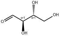 (2R,3R)-2,3,4-trihydroxybutanal Struktur