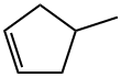 4-Methylcyclopentene. Struktur