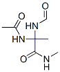 Propanamide,  2-(acetylamino)-2-(formylamino)-N-methyl- Struktur