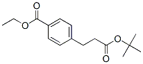 Benzenepropanoic acid, 4-(ethoxycarbonyl)-, 1,1-dimethylethyl ester (9CI) Struktur