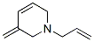 Pyridine, 1,2,3,6-tetrahydro-3-methylene-1-(2-propenyl)- (9CI) Struktur