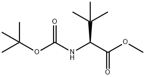 L-VALINE, N-[(1,1-DIMETHYLETHOXY)CARBONYL]-3-METHYL-, METHYL ESTER Struktur