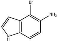 1H-Indol-5-aMine, 4-broMo- Struktur