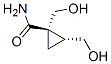 Cyclopropanecarboxamide, 1,2-bis(hydroxymethyl)-, trans- (9CI) Struktur