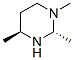 Pyrimidine, hexahydro-1,2,4-trimethyl-, (2R-trans)- (9CI) Struktur