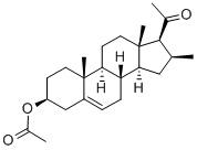 16BETA-METHYLPREGNENOLONE ACETATE Struktur