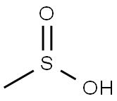 Methanesulfonic acid Struktur