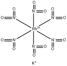 ヘキサニトリトロジウム(III)酸カリウム 化學(xué)構(gòu)造式