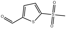 5-(Methylsulfonyl)-2-thiophenecarbaldehyde Struktur