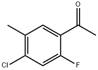 4'-CHLORO-2'-FLUORO-5'-METHYLACETOPHENONE Struktur