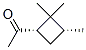 Ethanone, 1-(2,2,3-trimethylcyclobutyl)-, (1S-cis)- (9CI) Struktur