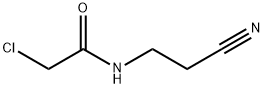 2-chloro-n-(2-cyanoethyl)-acetamid Struktur