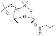 O-n-Butanoyl-2,3,5,6-O-diisopropylidene-α-D-mannofuranoside Struktur