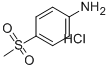 4-(METHANESULFONYL)ANILINE HYDROCHLORIDE Struktur