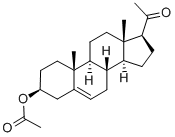 Pregnenolone acetate Struktur