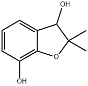 2,3-DIHYDRO-2,2-DIMETHYL BENZOFURAN-3,7-DIOL Struktur