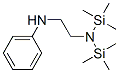 N,N-Bis(trimethylsilyl)-N'-phenylethylenediamine Struktur