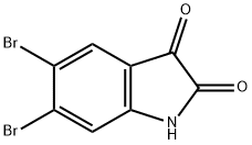 5,6-Dibromo-1H-indole-2,3-dione Struktur