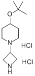 1-(3-AZETIDINYL)-4-(1,1-DIMETHYLETHOXY)-PIPERIDINE DIHYDROCHLORIDE Struktur