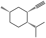 Cyclohexane, 2-ethynyl-4-methyl-1-(1-methylethyl)-, [1S-(1alpha,2alpha,4ba)]- (9CI) Struktur