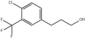 3-(4-CHLORO-3-TRIFLUOROMETHYL-PHENYL)-PROPAN-1-OL Struktur