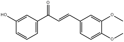 (E)-3-(3,4-DIMETHOXYPHENYL)-1-(3-HYDROXYPHENYL)-1-PROPENONE Structure