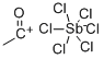 METHYLOXOCARBENIUM(ACETYL)HEXACHLOROANTIMONATE Struktur