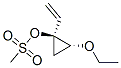 Cyclopropanol, 1-ethenyl-2-ethoxy-, methanesulfonate, (1S-trans)- (9CI) Struktur