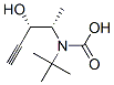 Carbamic acid, [(1S,2S)-2-hydroxy-1-methyl-3-butynyl]-, 1,1-dimethylethyl Struktur