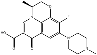 9-Piperazino Levofloxacin Struktur