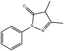 2,4-dihydro-4,5-dimethyl-2-phenyl-3H-pyrazol-3-one Struktur