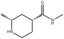 4-Piperidinecarboxamide,N,2-dimethyl-,(2R-cis)-(9CI) Struktur