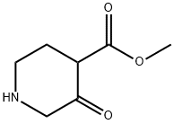 4-Piperidinecarboxylicacid,3-oxo-,methylester(9CI) Struktur