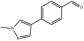 4-(1-METHYL-1H-PYRAZOL-4-YL)BENZALDEHYDE Struktur