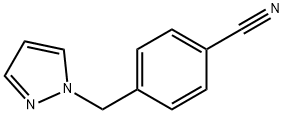 4-(1H-PYRAZOL-1-YLMETHYL)BENZONITRILE Struktur