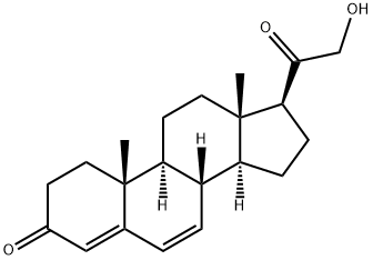 Pregna-4,6-diene-3,20-dione, 21-hydroxy- Struktur