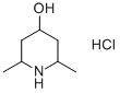 2,6-DIMETHYL-4-PIPERIDINOL HYDROCHLORIDE Struktur