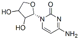 2(1H)-Pyrimidinone, 4-amino-1-(tetrahydro-3,4-dihydroxy-2-furanyl)-, [2S-(2alpha,3ba,4ba)]- (9CI) Struktur