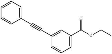 3-(2-PHENYLETHYNYL)BENZOIC ACID METHYL ESTER Struktur