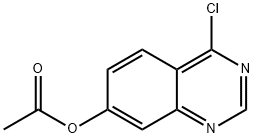 7-ACETOXY-4-CHLOROQUINAZOLINE Struktur