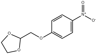 2-(4-NITRO-PHENOXYMETHYL)-[1,3]DIOXOLANE Struktur