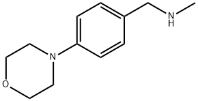 N-METHYL-N-(4-MORPHOLIN-4-YLBENZYL)AMINE Struktur