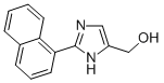 2-(1-NAPHTHYL)-4-(HYDROXYMETHYL)IMIDAZOLE Struktur