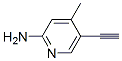 2-Pyridinamine, 5-ethynyl-4-methyl- (9CI) Struktur