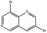 3,8-dibromo[1,6]naphthyridine Struktur